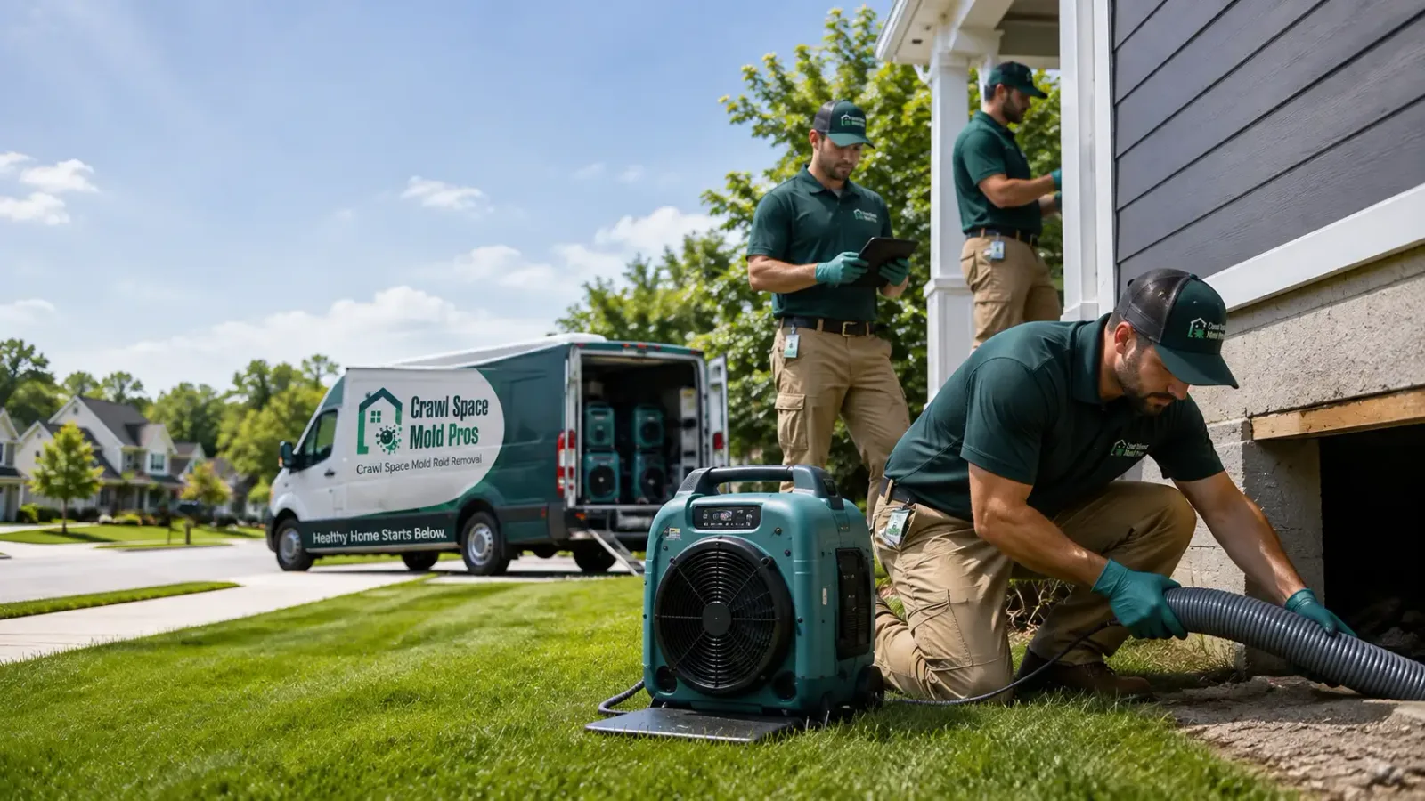 Crawl Space Mold Removal in Streeter, ND
